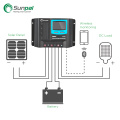 Sunpal MPPT 12V 24V 36V 48V 20A 40A 60A Solar Ladung Controller mit Light Timer Control